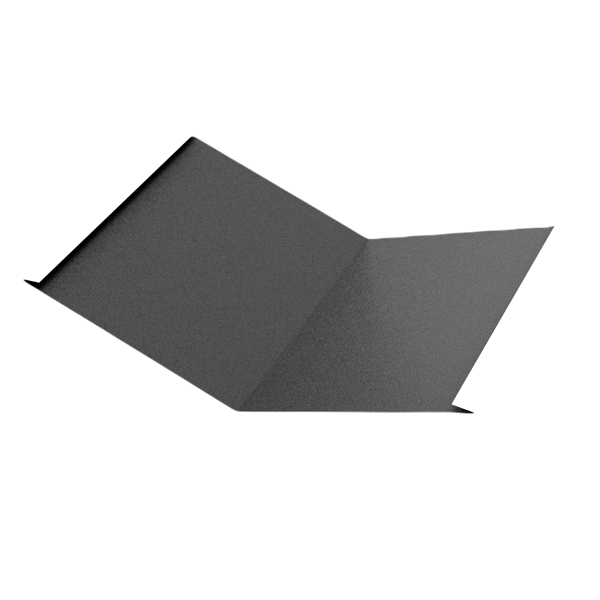 Ендова нижняя Rooftop БАРХАТ PE RAL9005 0,5мм Zn180 МК