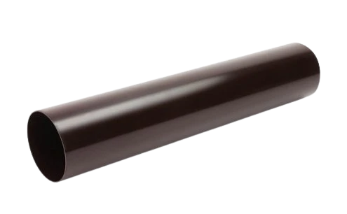 Труба d 100мм, 1 м.п коричневый RAL 8019 GLC PVC