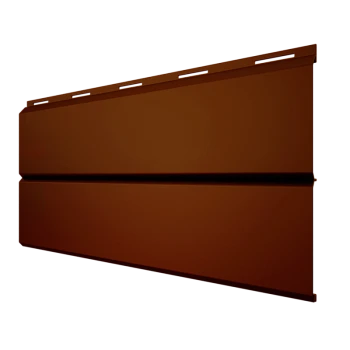 Сайдинг Lбрус-15х240 (ПЭ-01-8017-0.45) коричневый шоколад Сайдинг Lбрус-15х240 (ПЭ-01-8017-0.45) коричневый шоколад