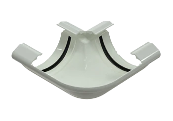 Угол желоба универсальный более 90 град RAL 9010 GLC PVC