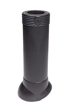 Вентиляционный выход канализационного стояка изолированный 110/500 черный Вентиляционный выход канализационного стояка изолированный 110/500 черный