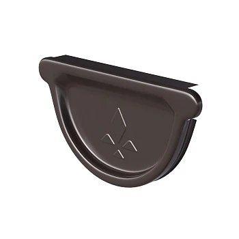 Заглушка желоба корич. RR 32 - 150 с резин.уплотнит. PU Matt