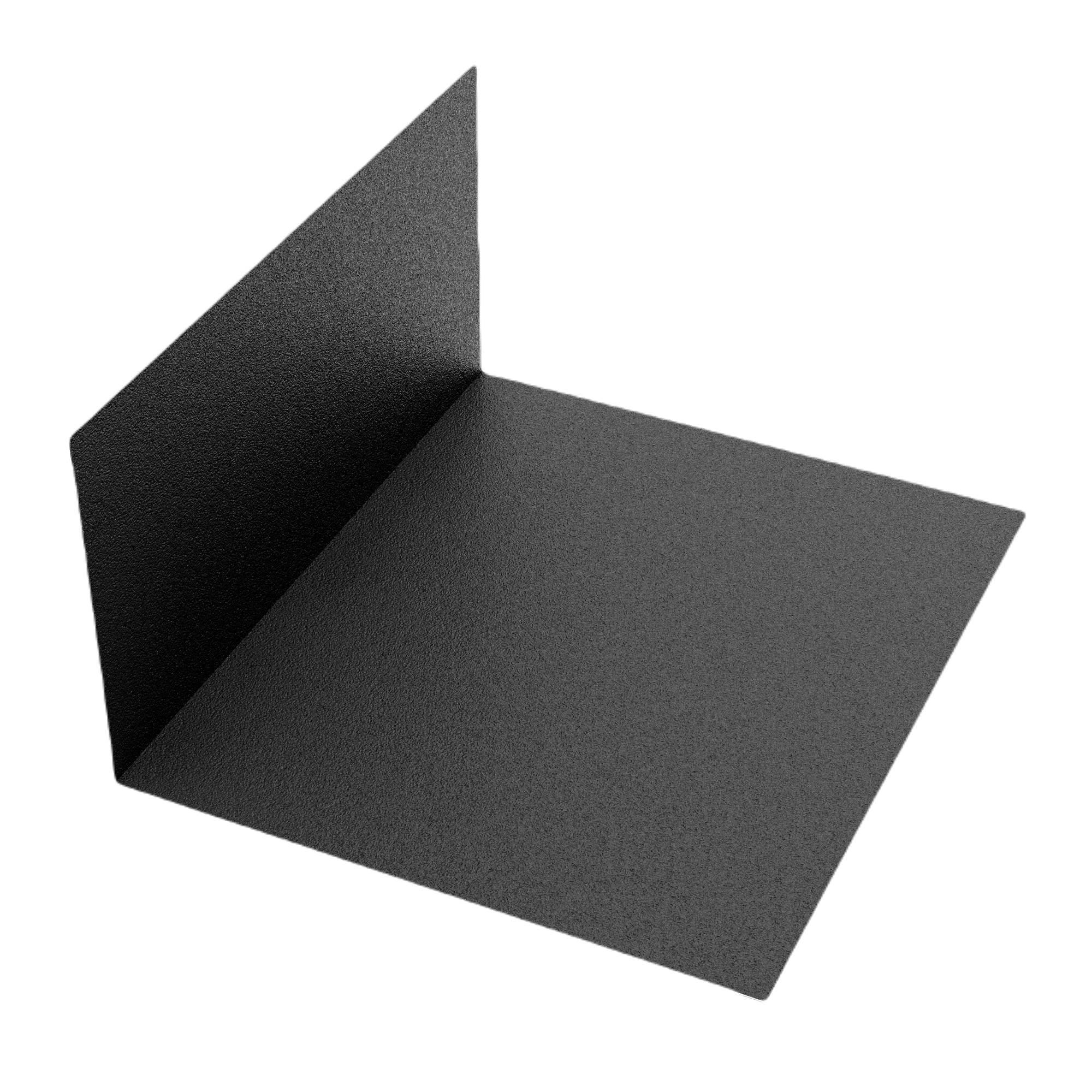 Планка примыкания L-2000мм 120*150  Rooftop БАРХАТ PE RAL9005 0,5мм Zn180  МК