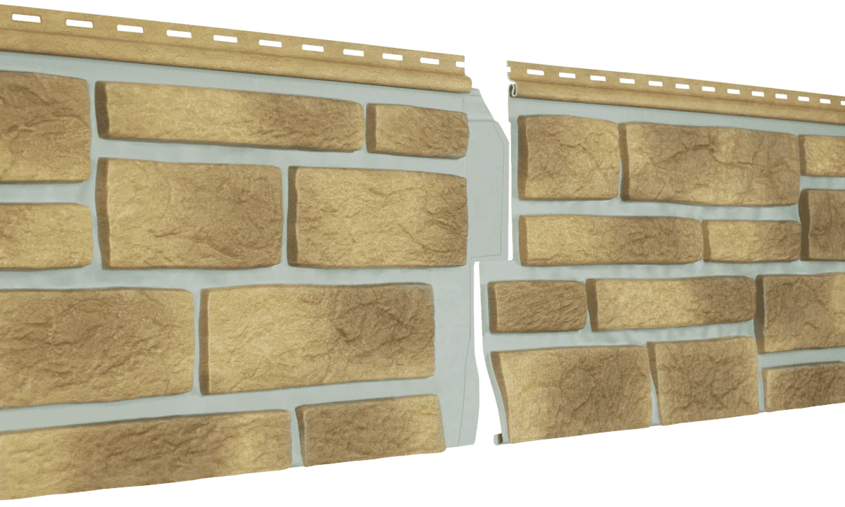 Фасадная панель Стоун-Хаус S-Lock таганай дикий Ю-Пласт 1950мм*292мм, 0,569м2