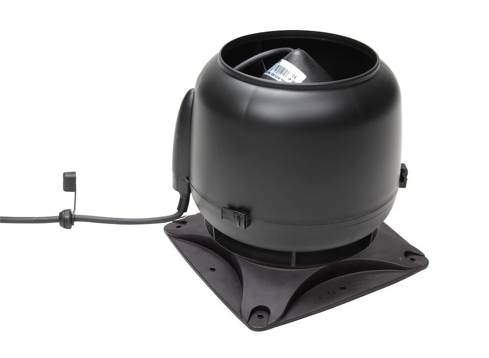 Вентилятор Vilpe Е 120S с основанием черный 737202
