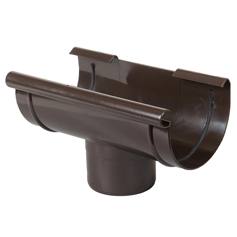 Сливная воронка 125/110мм коричневая /Гамрат/