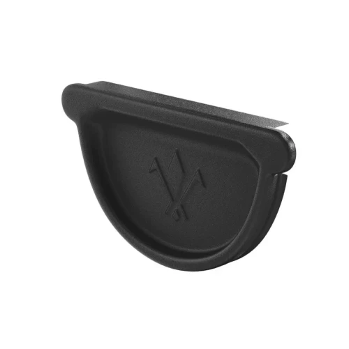 Заглушка желоба корич. RR 33 - 125 с резин.уплотнит. PU Matt