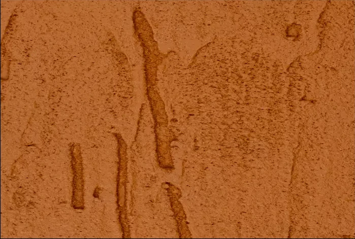 Фиброцементный сайдинг БЕТЭКО Вудрок (Короед) Оранжево-коричневый RAL8023