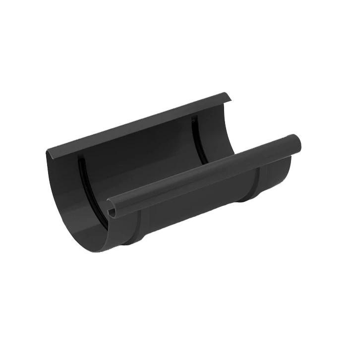 Муфта желоба 125 мм графитовая /Гамрат/