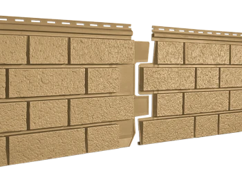 Фасадная панель Стоун-Хаус S-Lock клинкер горчичный Ю-Пласт 1950мм*292мм, 0,569м2