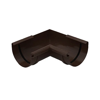 Внутренний угол 125 мм, 90 град коричневый /Гамрат/