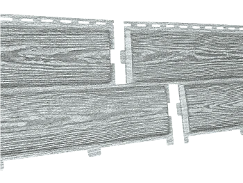 Фасадная панель Хокла винтаж пепел Ю-Пласт 2000мм*250мм, 0,5м2 Фасадная панель Хокла винтаж пепел Ю-Пласт 2000мм*250мм, 0,5м2