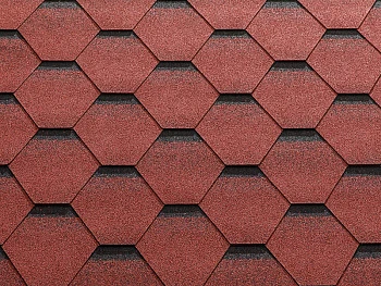 Гибкая черепица Katepal Katrilli осенне-красный, 3м2