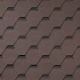 Гибкая черепица Quiet Tile Shadow Тёмное Дерево, 3м2