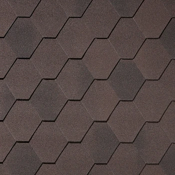 Гибкая черепица Quiet Tile Rombica Коричневый /арт  103-10 