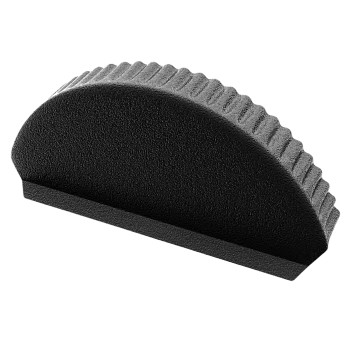 Заглушка конька круглого простая Rooftop БАРХАТ PE RAL9005 00,5мм Zn180  МК