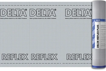 DELTA -REFLEX Пленка пароизоляционная с алюминиевым слоем 50*1,5м 75м2  DELTA -REFLEX Пленка пароизоляционная с алюминиевым слоем 50*1,5м 75м2
