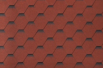 Черепица Roofshield Фемили Лайт Стандарт Красный с оттенением,3м2