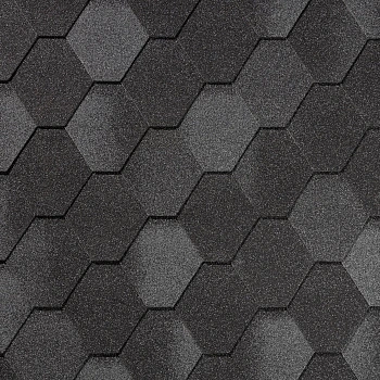 Гибкая черепица Quiet Tile Rombica Базальтово серый / арт 103-12