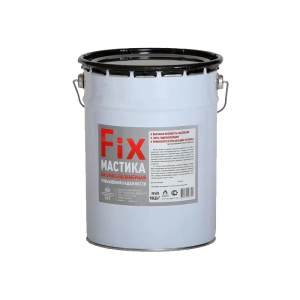 мастика fix 10л мастика fix 10л