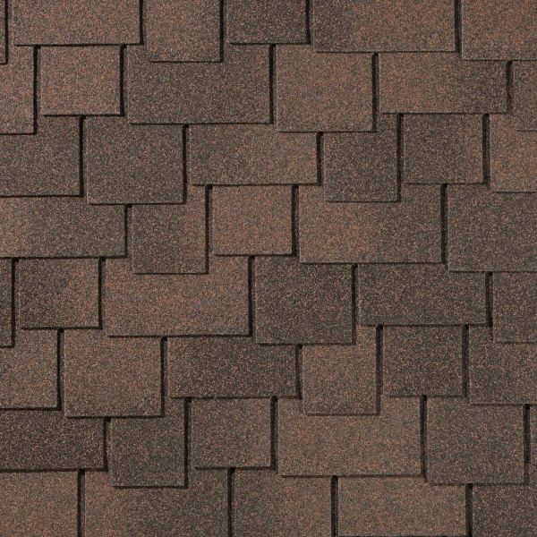Гибкая черепица Quiet Tile Eclectica Буковое дерево 2,3 кв.м. 