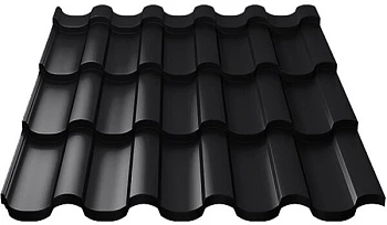 Металлочерепица МП Монтекристо-S (VikingMP E-20-9005-0.5)